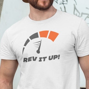 REV IT UP Shirt | Petrolhead Shirt, Auto Typ Shirt, Auto Enthusiast Tee, Auto Liebhaber T-Shirt, Geburtstag Geschenk für Mann, Vater, Freund