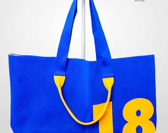 1891. Tote Bag | Oversized Carryall | Travel & Campus Bag