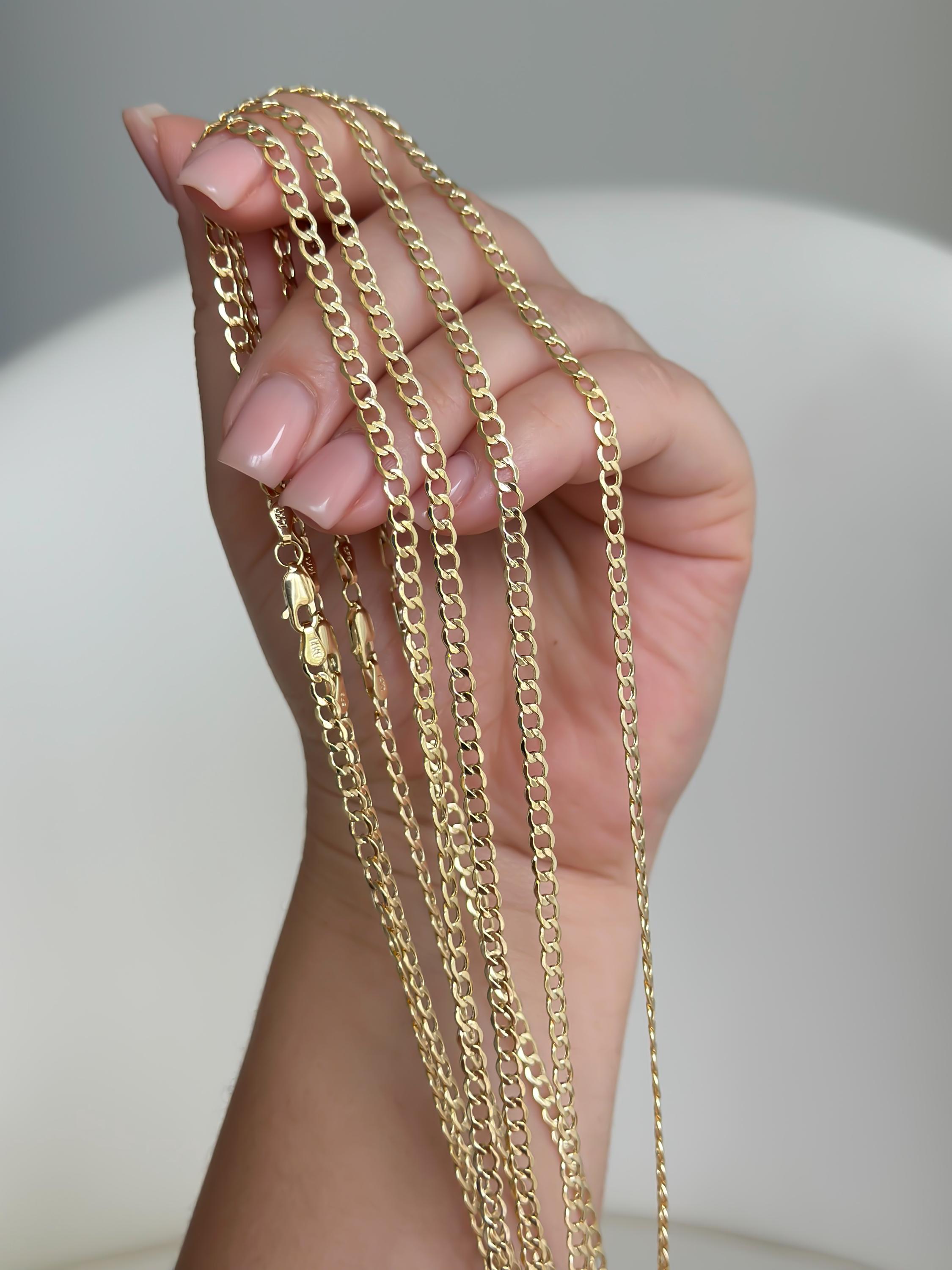 thumbnail image 2 of Heavy Miami Cuban Link Chain – Anti-Tarnish 14K Gold Finish, Stainless Steel, 18mm X 36" 2 of 3