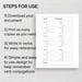 Blank Italian Verb Conjugation Chart | Printable | Instant Download - Etsy