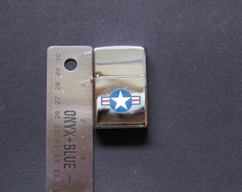 WWII Air Force Style Veteran Kerosene Flip Top Oil Lighter
