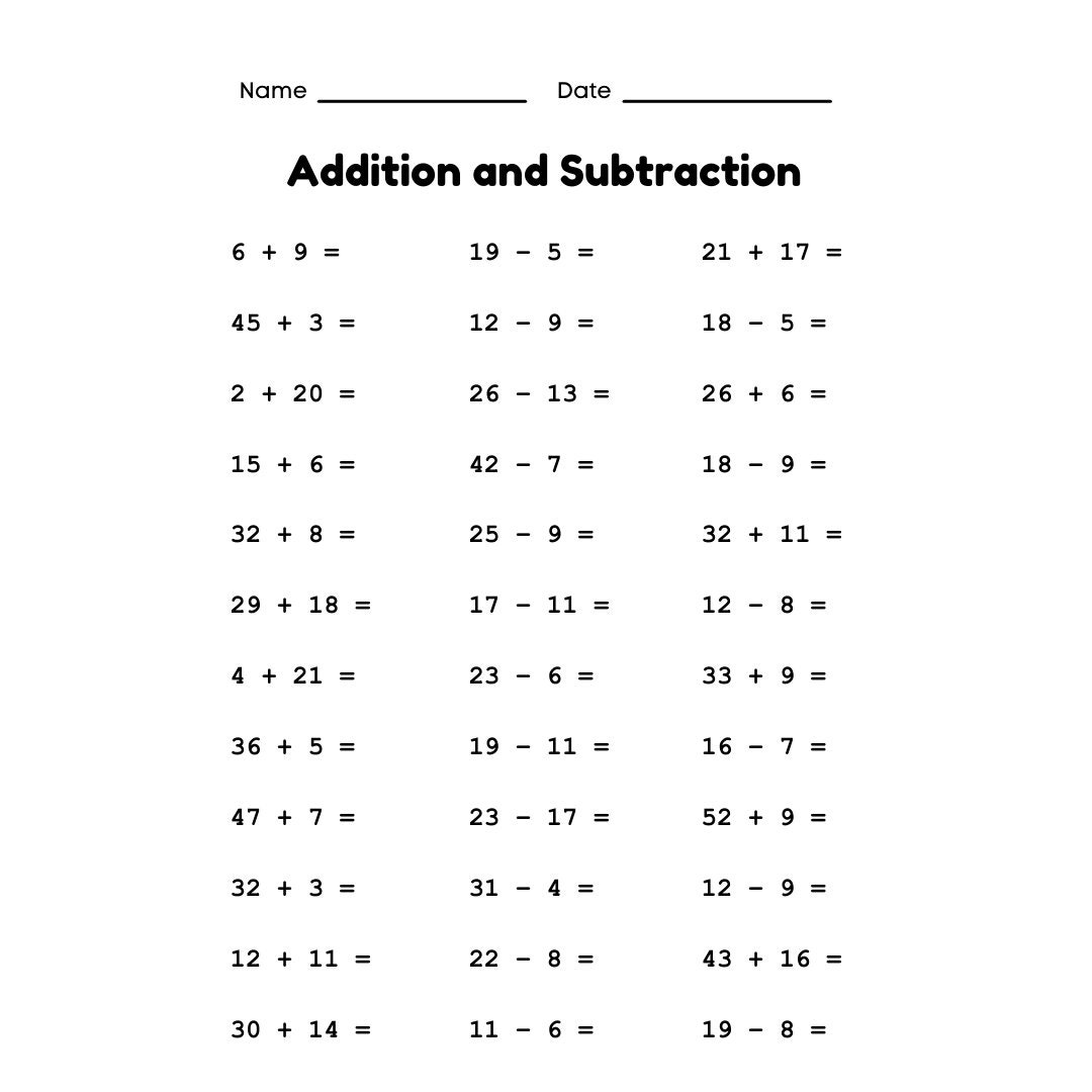 Math Practice Printable Worksheet | Addition Counting Tracing Numbers ...