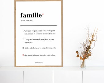 Family definition poster
