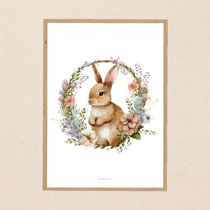 Affiche décoration enfant - Lapin Sweety