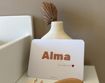 Tarjeta con nombre personalizable