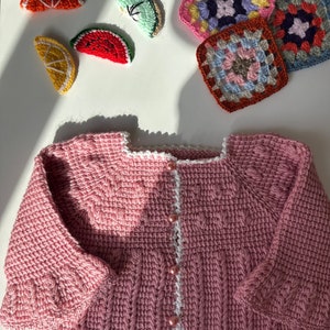 Pink Pearl Baby Cardigan