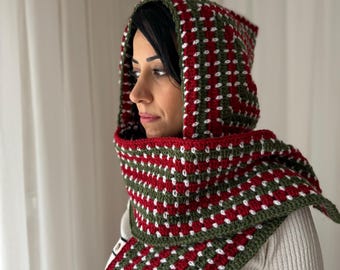 Christmas red balaclava