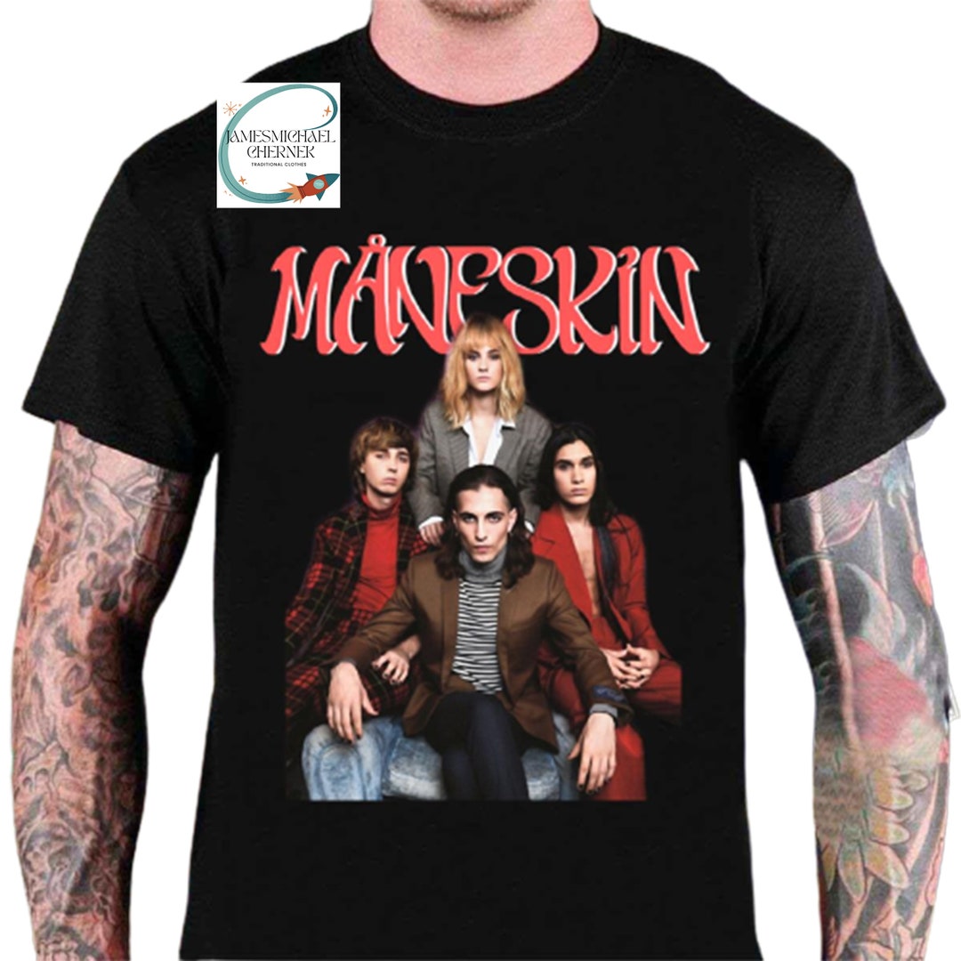 Maneskin Sweatshirt Måneskin Rock Band T-shirt Måneskin - Etsy UK