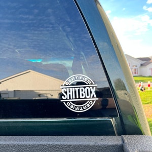 Certified Shitbox Sticker