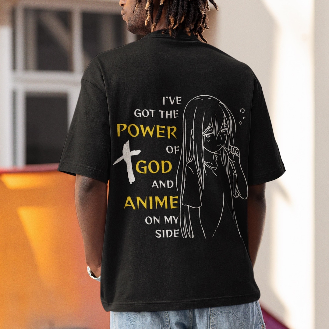 UNISEX Ive Got the Power of God and Anime T-shirt Totoro Studio Ghibli