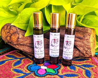 Peruvian Essential Oil Blends: Aromatherapy Self Care, 10mL