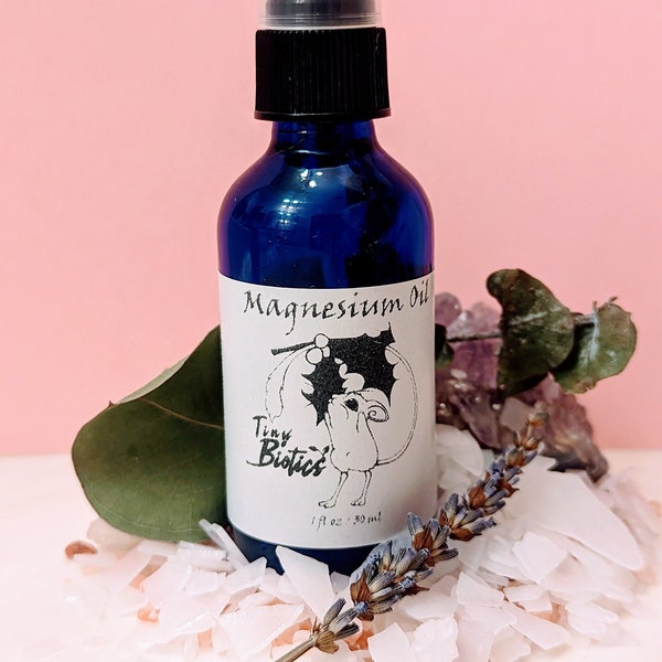 Magnesium Body Spray | Muscle Aches | Natural Sleep Aid | Anxiety Relief | Magnesium Supplement | Natural Pain Relief | Natural Deodorant