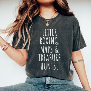 Letterboxing Shirt, Treasure Hunting Shirt, Treasure Hunter Shirt, Treasure Hunter Gift, Geocaching Shirt, LetterBox Shirt, Treasure Tshirt