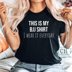 BJJ Martial Arts Tshirt, BJJ Geschenk Top, Jiu Jitsu T-Shirt, Jiu Jitsu Geschenk, Geschenk für Jiu Jitsu Lehrer, Dies ist mein BJJ Shirt