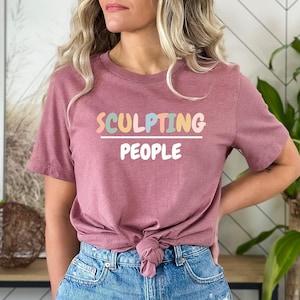 Wooden Sculptor Tshirt, Sculptor Art Gift, Sculptor Shirt, Sculpting Top, Sculptor Gift, Sculpting Over People, Carving Shirt