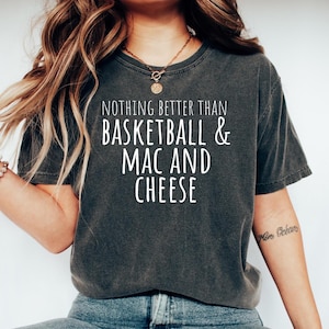 Camiseta Mac and Cheese, Presentes para Amantes de Mac and Cheese, Camiseta Engraçada de Macarrão, Camiseta Mac and Cheese, Camiseta de Beisebol, Basquete e Mac and Cheese