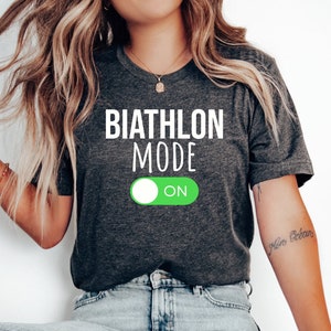 Biathlon tshirt, Biathlon runner tee, Biathlon shirt, Biathlon top, Biathlon runner gift, Biathlon Mode