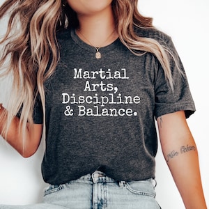 Martial Arts Shirt, Karate Shirt Taekwondo Shirt Jiu Jitsu Shirt Judo Shirt Muay Thai tshirt Fighter tshirt Bjj t-shirt Boxen tshirt