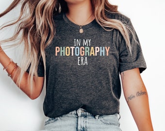 Photography tshirt, Photography gift, Photography shirt, Funny Photographer tshirt, Photographer gift, In my Photography era