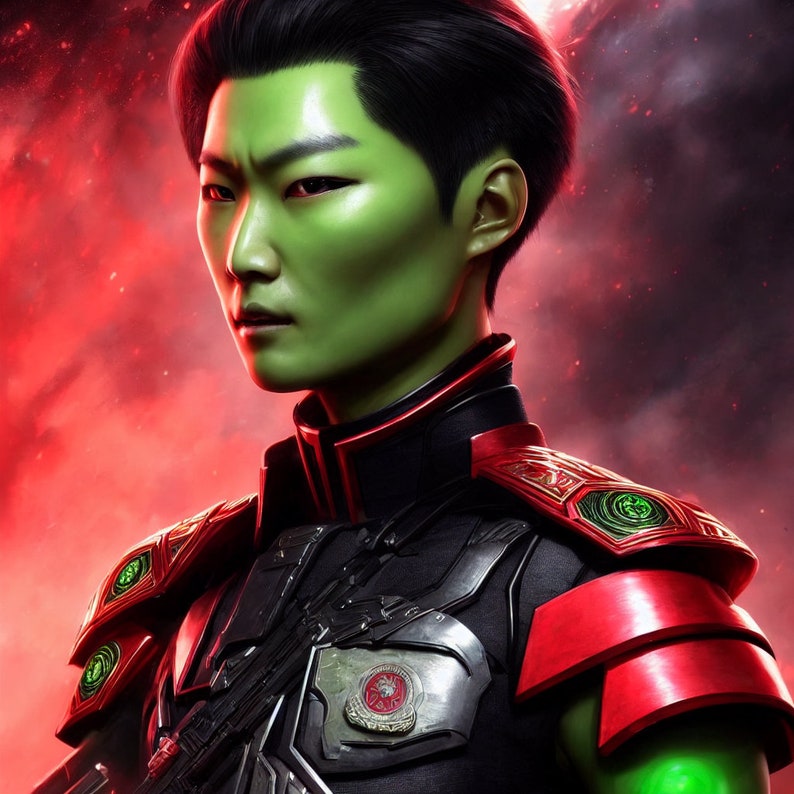 Sci-fi NPC Portrait Pack 1024x1024 - Futuristic Human and Alien ...