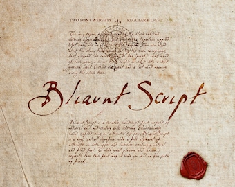Bliaunt Medieval Script Font