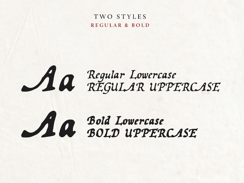 Black text on a white background depicting the Wayfinder font's two styles, regular and bold