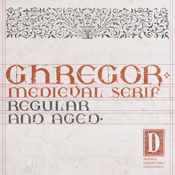 Ghregor Gothic Medieval Font