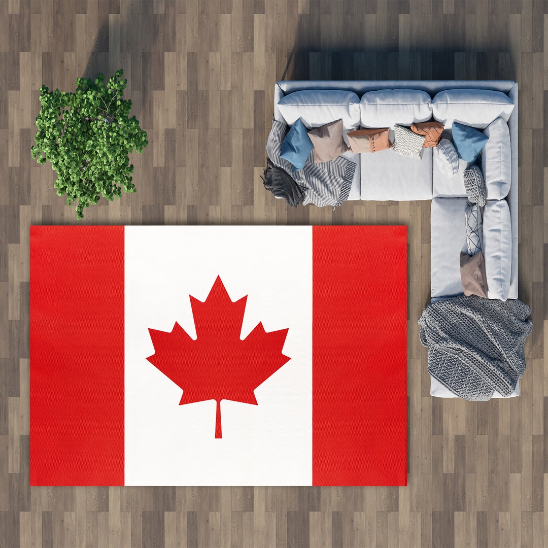Canadian Flag Rug, Canada Flag, Flag Rug, Canadian Carpet, Home Decor ...