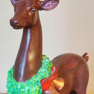 Hand painted Reindeer