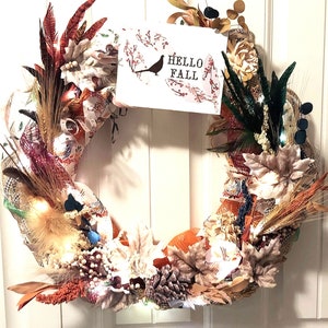 Pheasant wreath