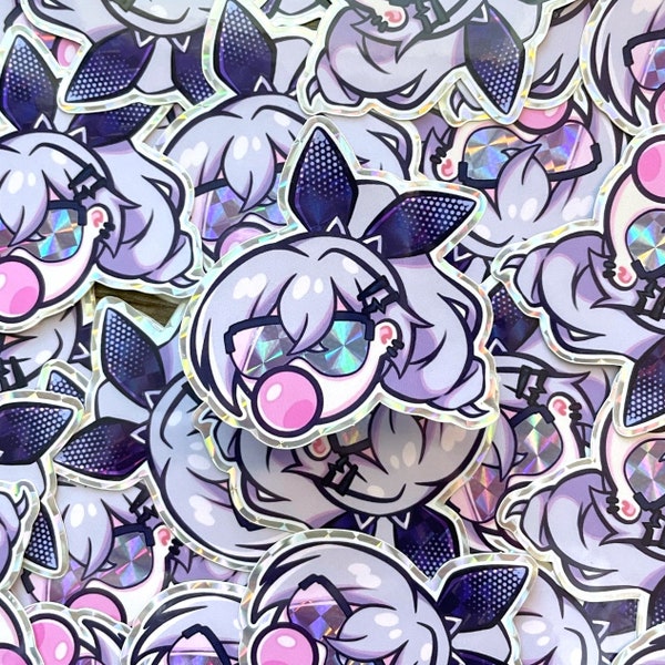 Honkai Star Rail | Prismatic Silver Wolf | 2"x2" sticker