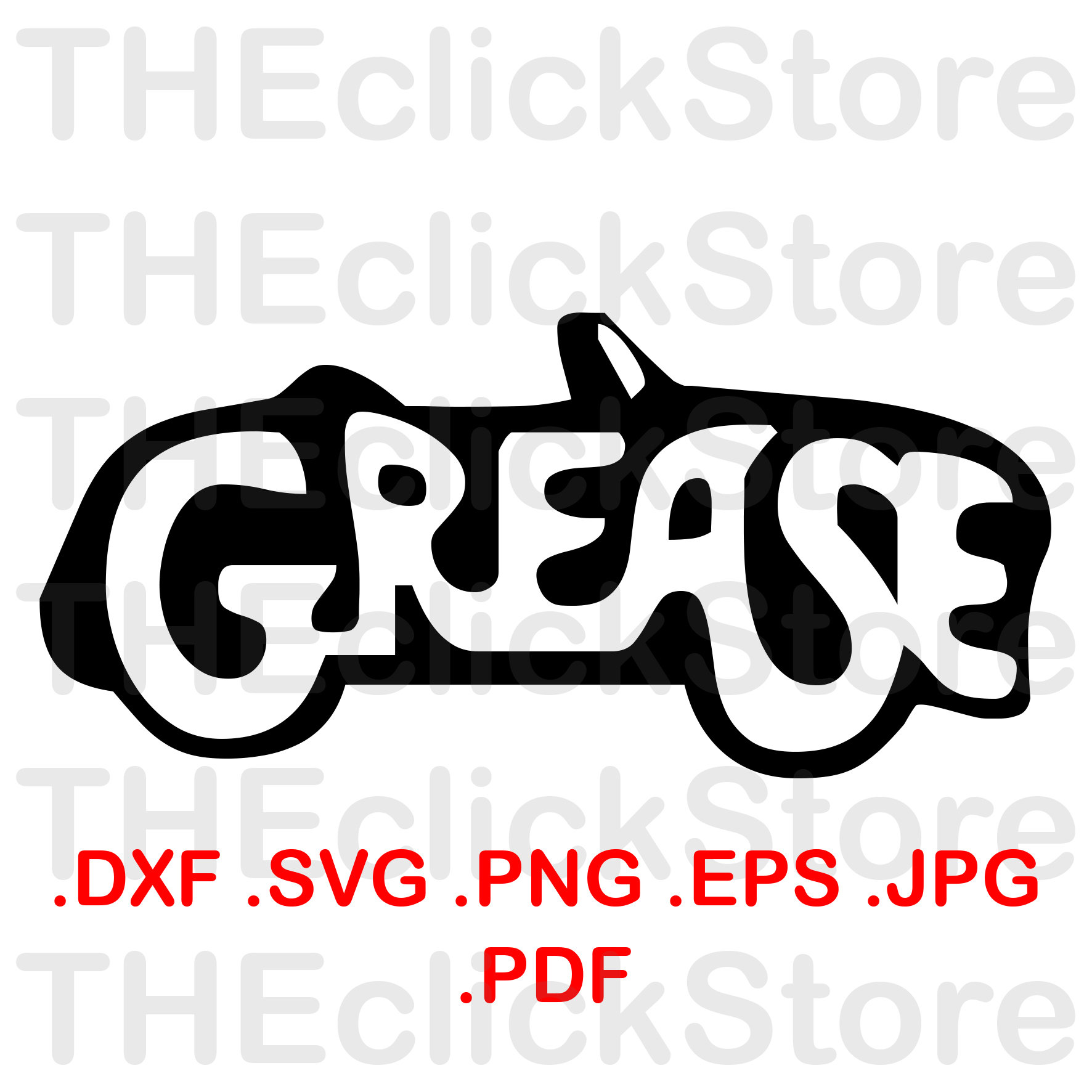 Grease SVG PNG DXF Pdf Eps Jpg Digital Download Best Etsy