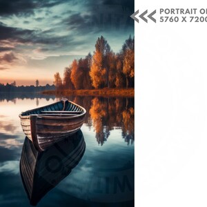 14 Digital Boat and Lake Backgrounds Volume 2 for Dance, Bridal, Wedding, Maternity, Fine Art, Portrait Photography Photoshop Overlays image 7