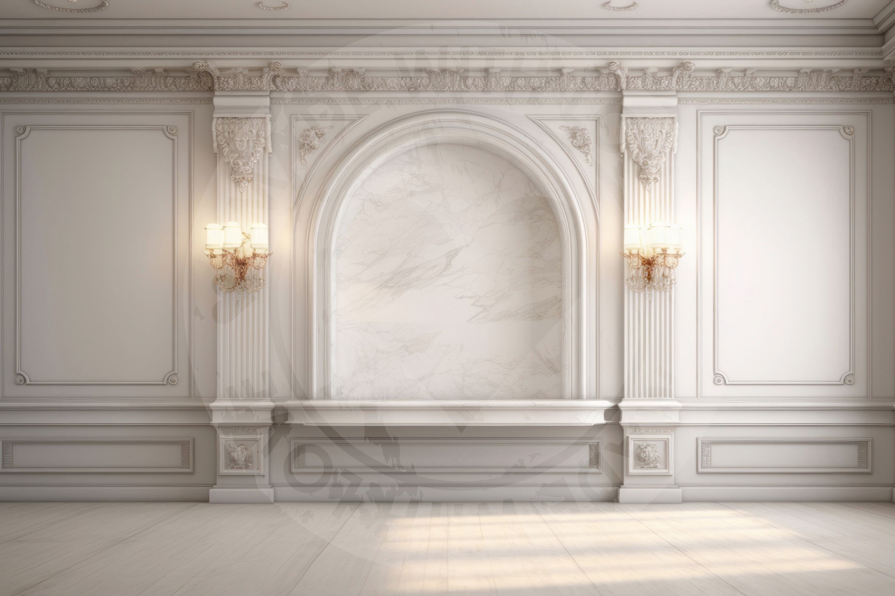 14 White Marble Background, Digital Backdrops of Mansion Marble Wall ...