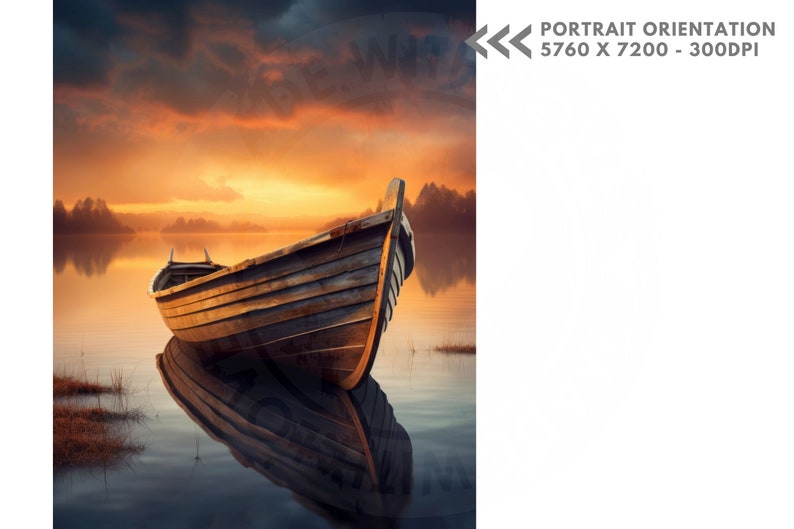14 Digital Boat and Lake Backgrounds Volume 2 for Dance, Bridal, Wedding, Maternity, Fine Art, Portrait Photography Photoshop Overlays image 6