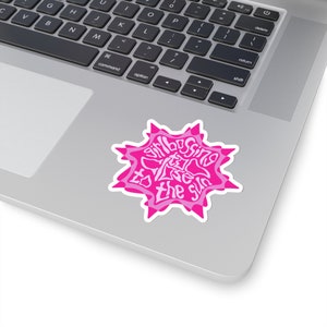 Girlbossing Too Close to the Sun Sticker | Pink