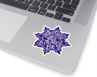 Girlbossing Too Close to the Sun Sticker | Purple