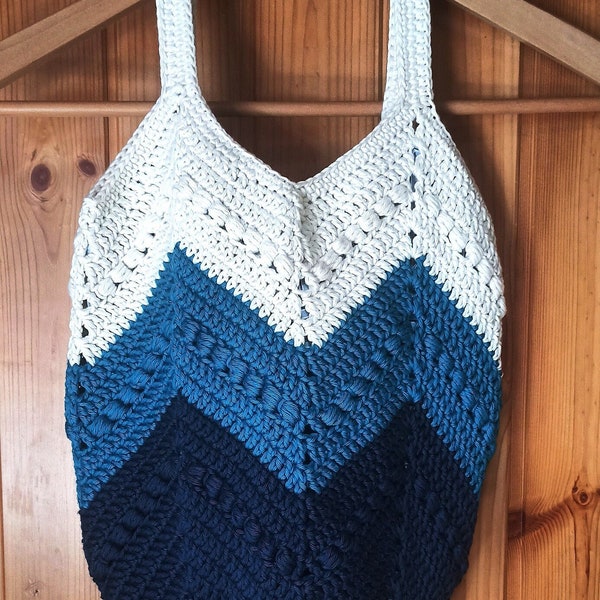 tote bag - crochet bag - handmade bag - gift idea - tulip bag - shoulder bag