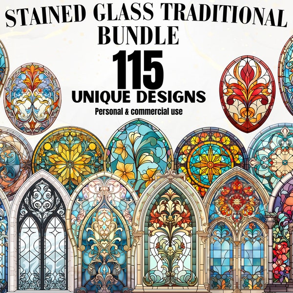 Stained Glass Art PNG Stained Glass Design For Junk Journal Stained Glass PNG Glass Art Window Hanging Stain Glass Home Decor Glass Art