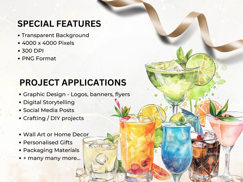 Description of special features of the images: transparent background, 4k pixels square, 10.6 x 10.6 inches. 300 DPI and PNG format.Project applications include graphic design, crafting, scrapbooking,personalised gifts and many more