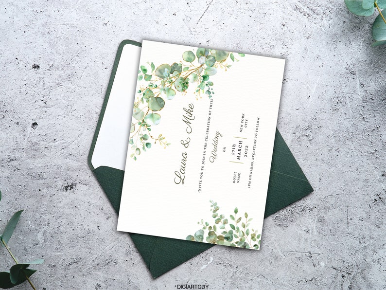 Image shows a use of example for invitation card.