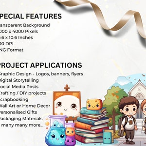 Description of special features of the images: transparent background, 4k pixels square, 10.6 x 10.6 inches. 300 DPI and PNG format.Project applications include graphic design, crafting, scrapbooking,personalised gifts and many more