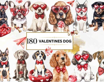 バレンタインの犬のクリップアート 水彩画の犬の PNG かわいい犬の品種 PNG 動物のクリップアート 犬の昇華デザイン 犬のクリップアート PNG 子犬のクリップアート 犬の PNG
