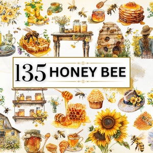 Imágenes prediseñadas de abeja Acuarela Imágenes prediseñadas de abeja de miel Primavera PNG Abeja linda PNG Imágenes prediseñadas de insectos Imágenes prediseñadas de granja Imágenes prediseñadas de colmena Abejorro PNG / Uso comercial