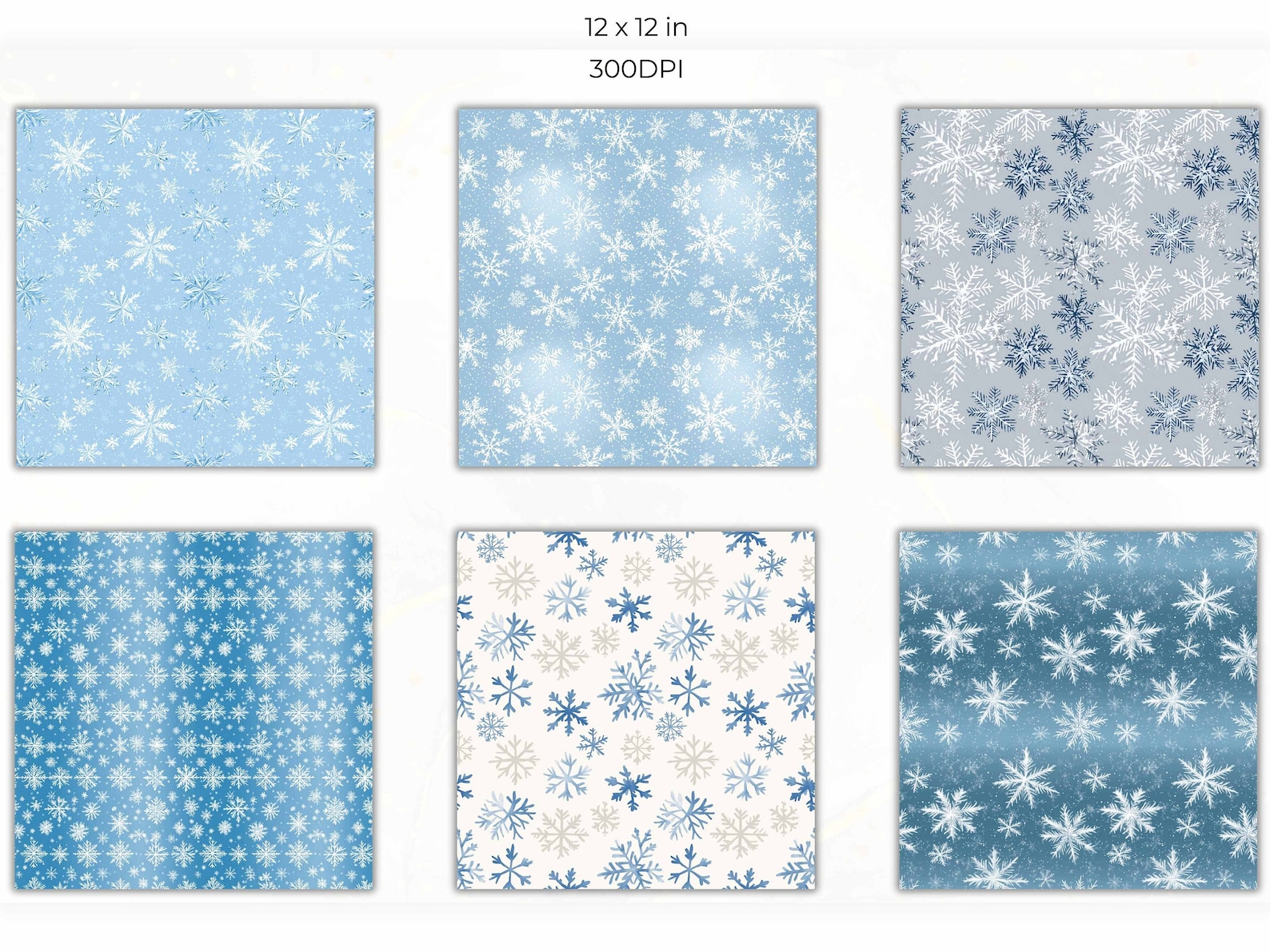snowflakes-seamless-patterns-winter-digital-paper-set-blue-junk-journal