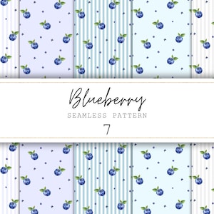Mirtilo padrão sem emenda verão frutas papel digital frutas clipart berry lixo diário papel scrapbook papel para impressão bagas fundos