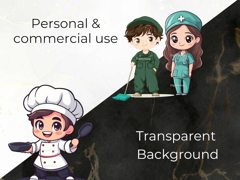 personal and commercial use and transparent background description