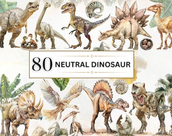 Dinosaur Clipart Watercolor Dinosaur PNG Dino Clip Art T-Rex Clipart Animals PNG Dinosaur Nursery Clipart Cute Dino PNG | Commercial License