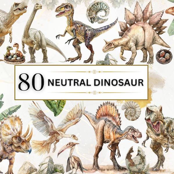 Dinosaur Clipart Watercolor Dinosaur PNG Dino Clip Art T-Rex Clipart Animals PNG Dinosaur Nursery Clipart Cute Dino PNG | Commercial License