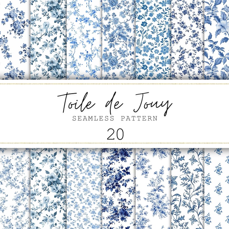 Toile Design Paper - Etsy